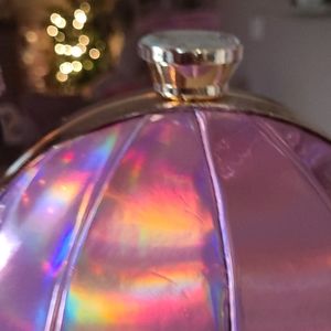 Pink Holographic Round Purse